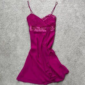 Whimsy Y2K Pink Sequin Dress